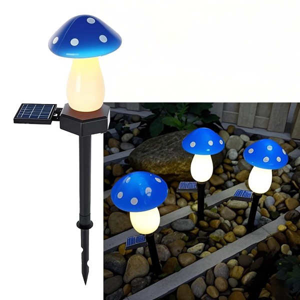 Solar Garden Stake Lights, Decorative Stake Light Solar Mushroom Garden