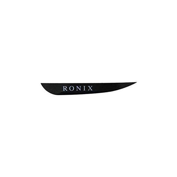 Ronix Fiberglass Ramp Wakeboard Fin (2 Pack) (Black, 1.0in)