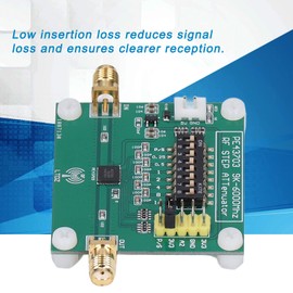 Attenuator Module Digital RF 9K‑4GHz Bandwidth 0.25 dB to 31.75 dB Accessories PCB Filter Gain Attenuator Board with 3 Connection Cables