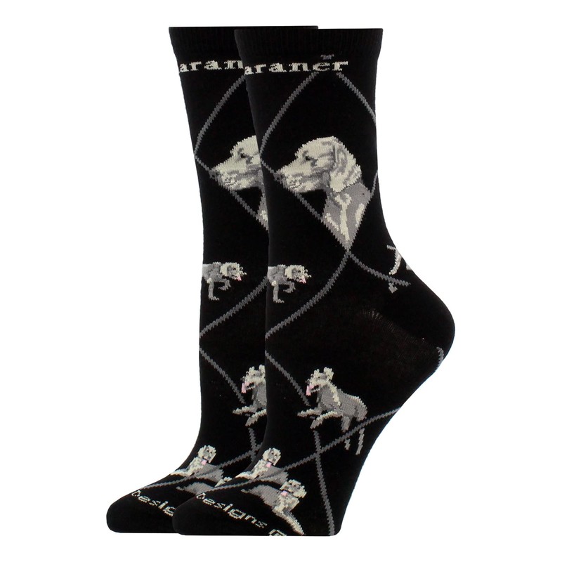WHD Weimaraner Socks (Black, Medium)