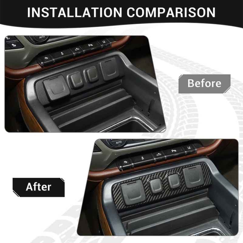 PDKLIN Center Control Console USB Socket Panel Trim, Power Supply