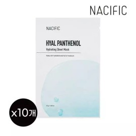 Nacific [네시픽] 히알 판테논 하이드레이팅 시트 마스크 x10매 [NSPIC] Hyal Panthenol Hydrating Sheet Mask x10 pieces