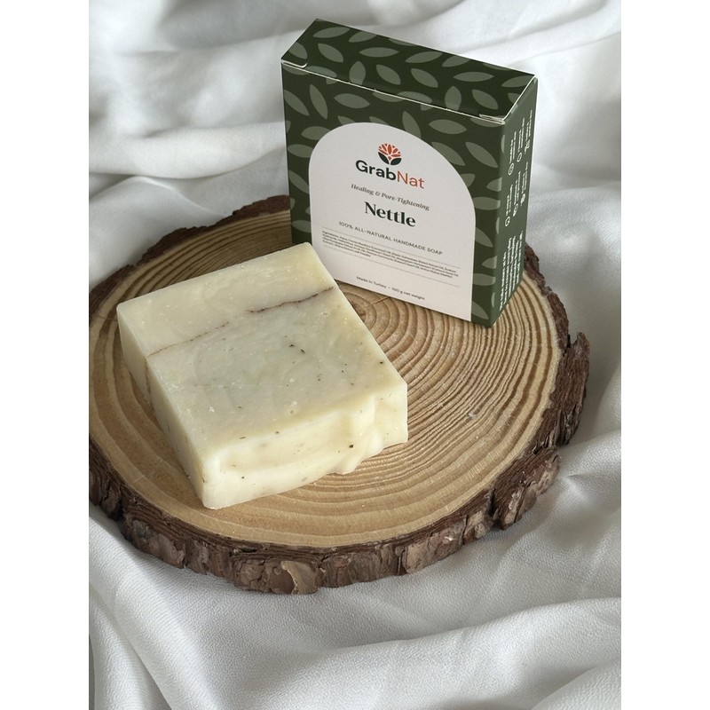 4-Pack Nettle Soap (4 x100grams/ 4 x 3.5oz) | Handmade,