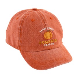 Mud Pie Unisex Kid's Toddler Pumpkin Patch Hat, Orange