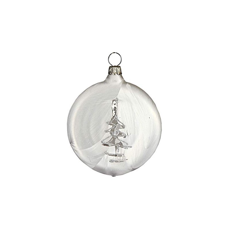 Christmas Tree Bauble "Winter" Taler round 3pieces per Box made