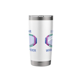 Retro Ski Snowboard Goggles I Live For White Powder Stainless Steel Insulated Tumbler