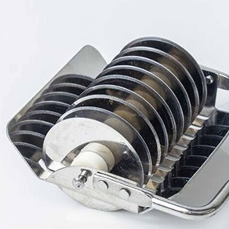 Stainless Steel Noodle Cutter,Noodle Lattice Roller Pasta Spaghetti Maker Kitchen