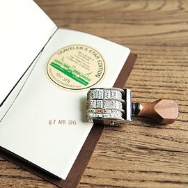 Wooden Date Stamp Day Month Year Date, 12-Year Date Custom Roller Office Stamp with Wooden Handle & Base, for DIY Craft Card Making Planner Scrapbooking, 2022-2033