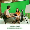 7.87ft x 13.12ft Green Screen Backdrop with Stand, Large Professional