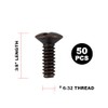 Henne Bery 3/8" Long 6-32 Thread, Oval Head Milled Slot