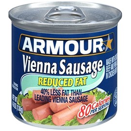Armour Star Vienna Sausage, Jalapeno Flavored, Canned Sausage, 4.6 OZ (Pack of 24)