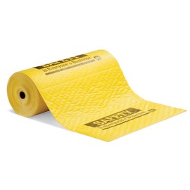 Safety Message Mat, New Pig Chat Mat Yellow Absorbent Roll, "Safety is Everyone's Business", 13 Gal Absorbency, 75' x 24", MAT607-81