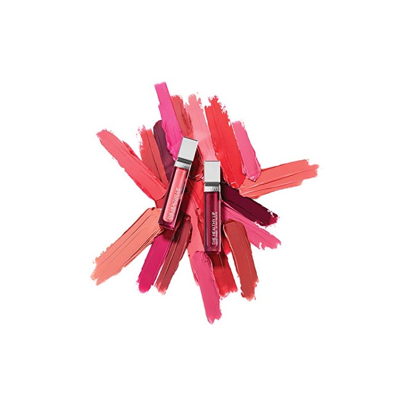Labial Líquido satinado hidratante y de larga duración rojo coral