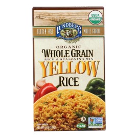 UD_Lundberg Family Farms Organic Whole Grain Yellow Rice Case of 6-6 oz Each