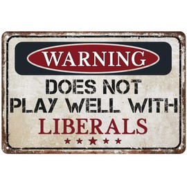 SNOWANG Decor 12'' x 8'' Funny Vintage Tin Signs Sarcastic Retro Metal Signs For Home Wall, Backyard, Cafes, Bar, Man Cave