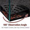 HERPDEN Shrimp Cave 2-Pack – Space-Saving Fan-Shaped Aquarium Cave Decor