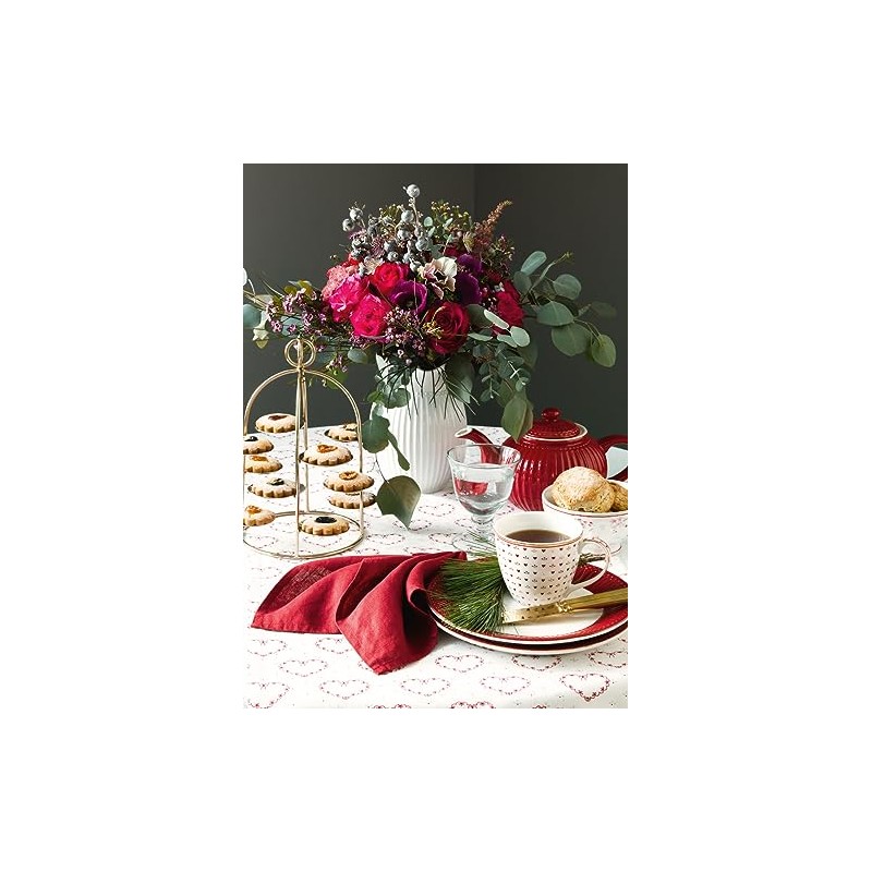 GreenGate Dinner Plate Abella White