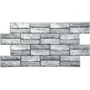 Dundee Deco Grey Faux Old Brick PVC 3D Wall Panel,