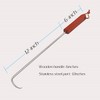 PEPKICN 18 Inches Food Flipper - Stainless Steel BBQ Meat