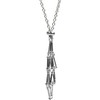 Crystal Holder Necklace Cage for Stone Adjustable Natural Crystal Cage