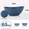 PYRMONT Serving Bowls,Plastic Bowl,65 Oz Salad Bowls,Big Bowl for Soup