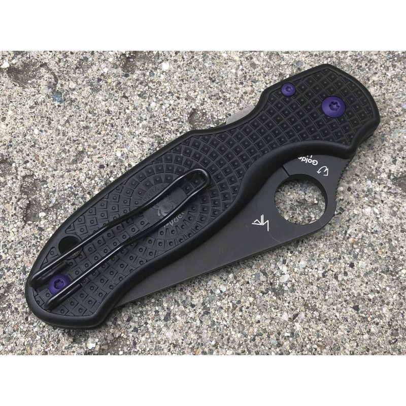 DH Flat Purple Screws Set For Spyderco Para 3 FRN