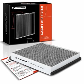 A-Premium Cabin Air Filter with Activated Carbon Compatible with Volvo S40 2004-2011, C30 2007-2013, C70 2006-2013, V50 2005-2011, Replace# 30676484
