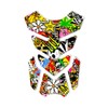 4R Quattroerre.it 18168 Tank Pad 3D Motorcycle Tank Protector Full