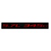 ERPART 5.7L 345ci RED on Black Highly Polished Real Aluminum