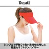 Buzz Select CAP064 Women's Sun Visor, Hat, Fashionable, Long Brim,