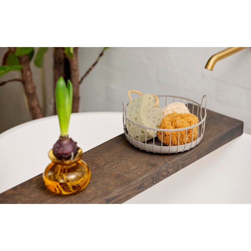 Zone Denmark Inu Small Metal Storage Basket for Kitchen, Bathroom,