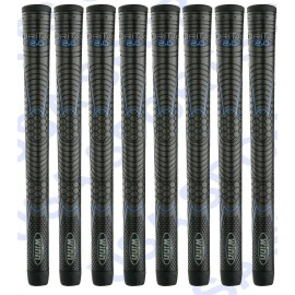 Winn DRI-TAC 2.0 MIDSIZE Jet Black Golf Grip - 62DT-JBK - SET OF 8