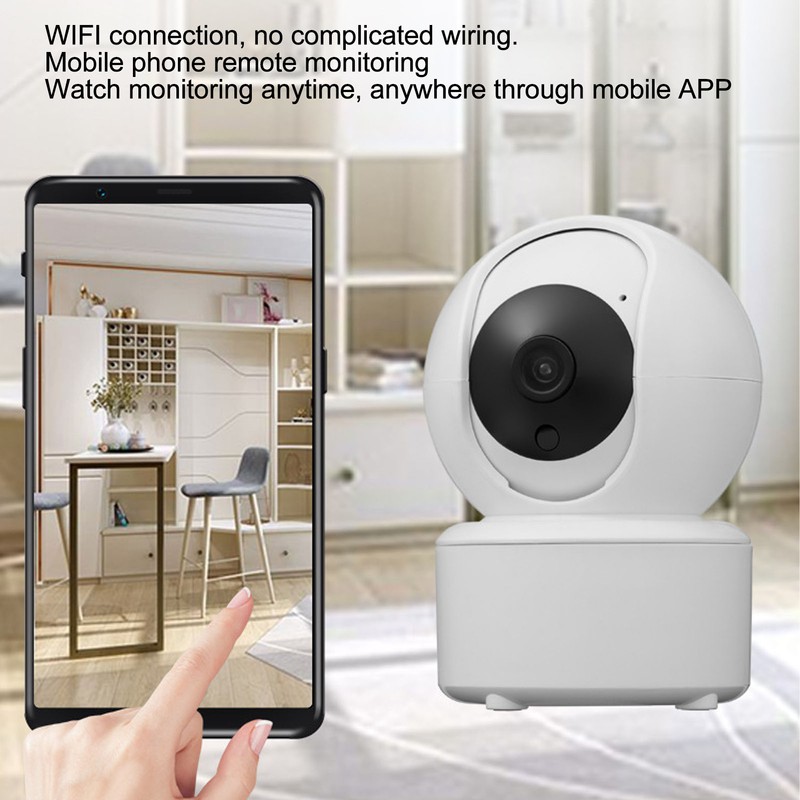 Indoor Pan Tilt Smart Camera Wifi Surveillance Camera Infrared Light