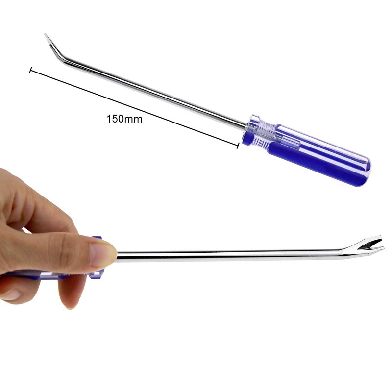 2X Blue Plastic Grip Carpet Tack Nail Lifter Puller Remover