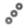 T8F 15T Engine Gears 10mm ID Chain Motor Drive Pinion