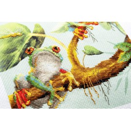 RIOLIS Cross Stitch Kit - PT-0083 - Tree Frogs
