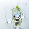 GRAVURZEILE Leonardo Water Glass with UV Print - Police 360°