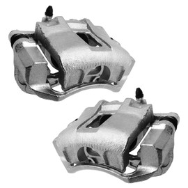 GAIASURGE Front Brake Calipers Assembly Pair Set of 2 Driver and Passenger Side Compatible with 2006-2011 Hyundai Accent, Kia Rio, Kia Rio5 | Brake Calipers for 19-B3300 & 19-B3301
