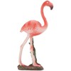 Flamingo Statue Resin Materials Vivid Real Pink Flamingo Ornament for