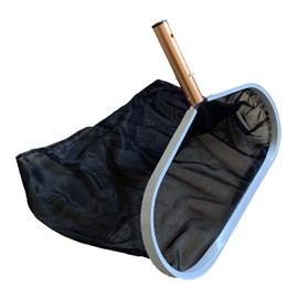 Happy Heavy Duty Aluminium Deep Metal Swimming Pool Net Leaf Skimmer for Cleaning Leaves and Debris