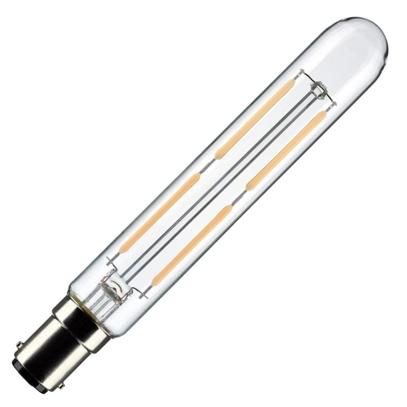 Satco 23175-4T6.5/LED/CL/940/120V/DC Tubular (S21375) Double Contact Bayonet Base Exit Light