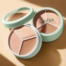 Sadoer artistic Tri-color concealer Cream Foundation Makeup Blend