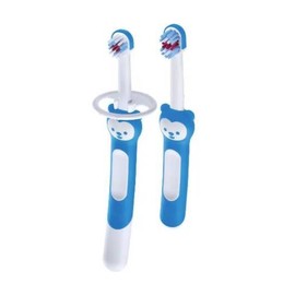 MAM Learn to Brush Set for 5+ Months for Boys, 2pcs (Code 608B)