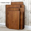 KOSTING Japanese-Style Square Folding Tea Coffee Table, Low Table, Dining