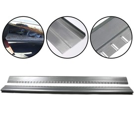 G-PLUS Pair Slip On Rocker Panels Compatible with 1999-2007 Chevy Silverado GMC Sierra Extended Cab