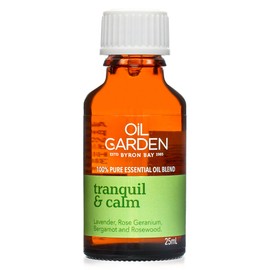 Oil Garden Tranquil & Calm Massage Body Oil Blend 100% Pure Essential Therapeutic Aromatherapy 25mL