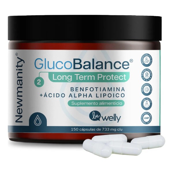 Glucobalance Long Term Protect Con Benfotiamina Newmanity Sabor Sin Sabor