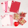 FANOST Valentine‘s Letter Paper Set - 60 Sheets A4 A4