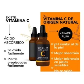 Serum Facial Vitamina C + Ácido Hialurónico + Vitamina E