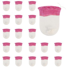 20 Pieces Propane Lanterns Mantles Gas Lamp Mantles Gas Lantern Mantles Propane Lantern Covers Mantles U-Shape Gas Lamp Mantles for Outdoor Camping Lantern (Pink)